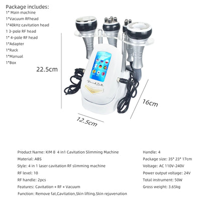 4-in-1 Cavitation Slimming Machine